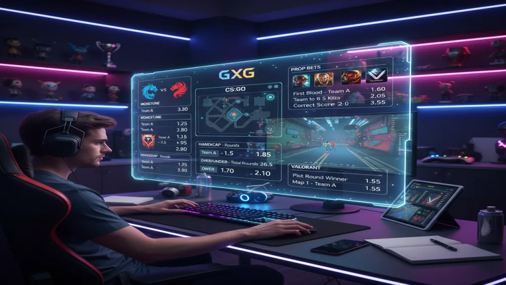 Các loại kèo Esports phổ biến hiện nay GXG