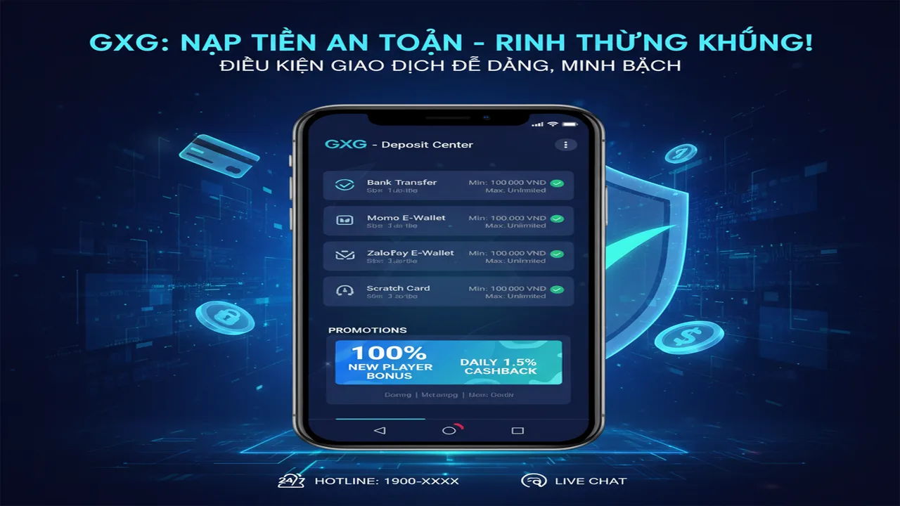 Điều kiện nạp tiền GXG