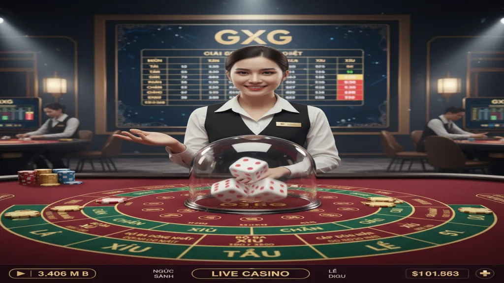 Hướng dẫn chơi Sicbo tài xỉu sảnh Live GXG