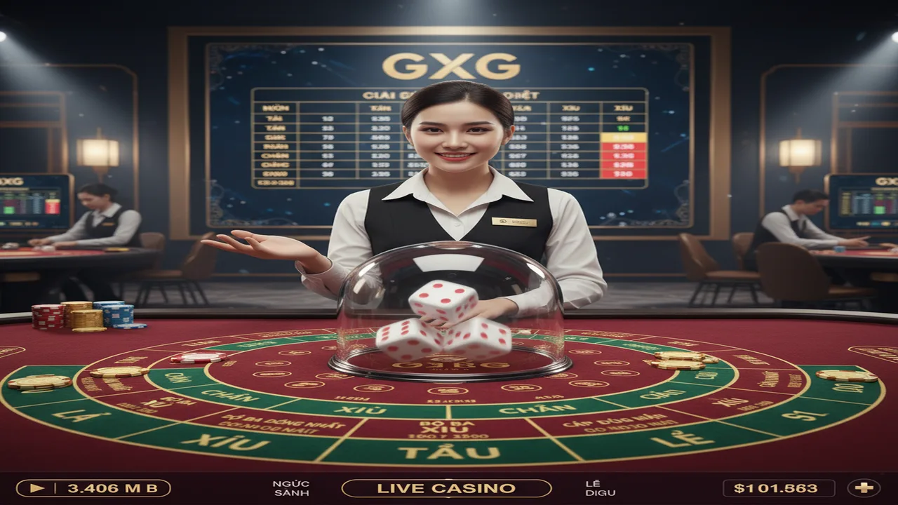 Hướng dẫn chơi Sicbo tài xỉu sảnh Live GXG
