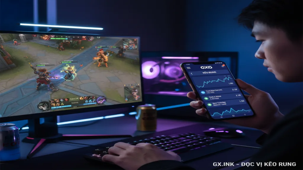 Phân tích kèo rung trong cá cược Esports GXG