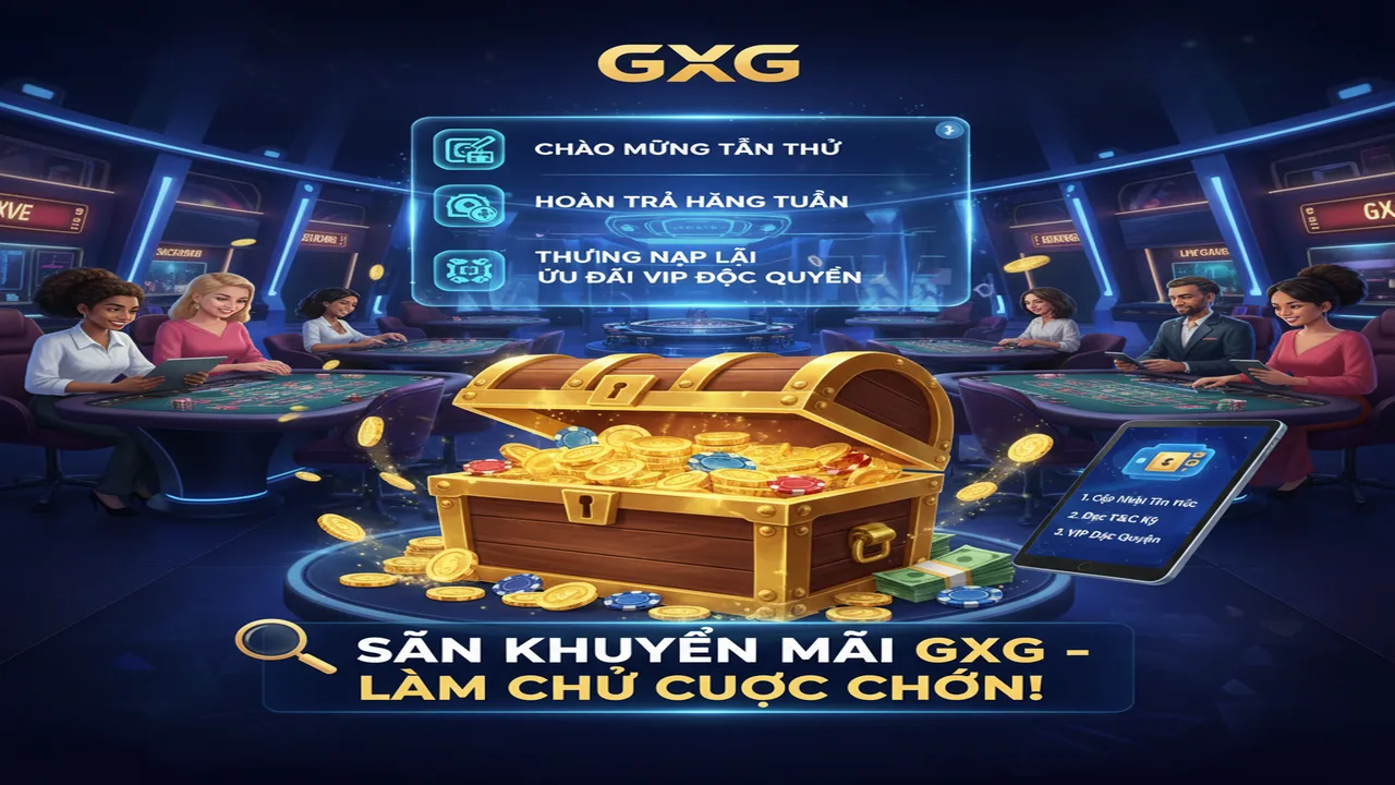 Mẹo nhận khuyến mãi Live Casino khủng GXG