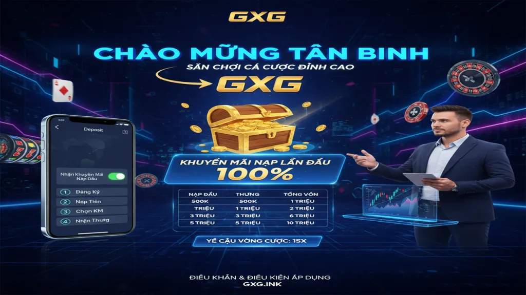 Khuyến mãi nạp lần đầu GXG
