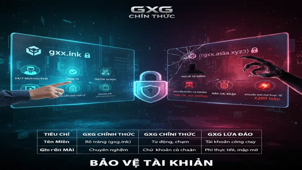 Nhận biết trang lừa đảo GXG