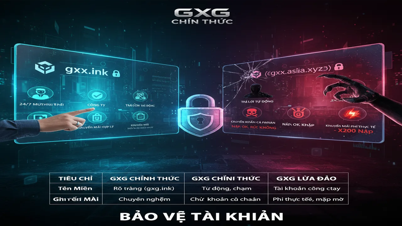 Nhận biết trang lừa đảo GXG