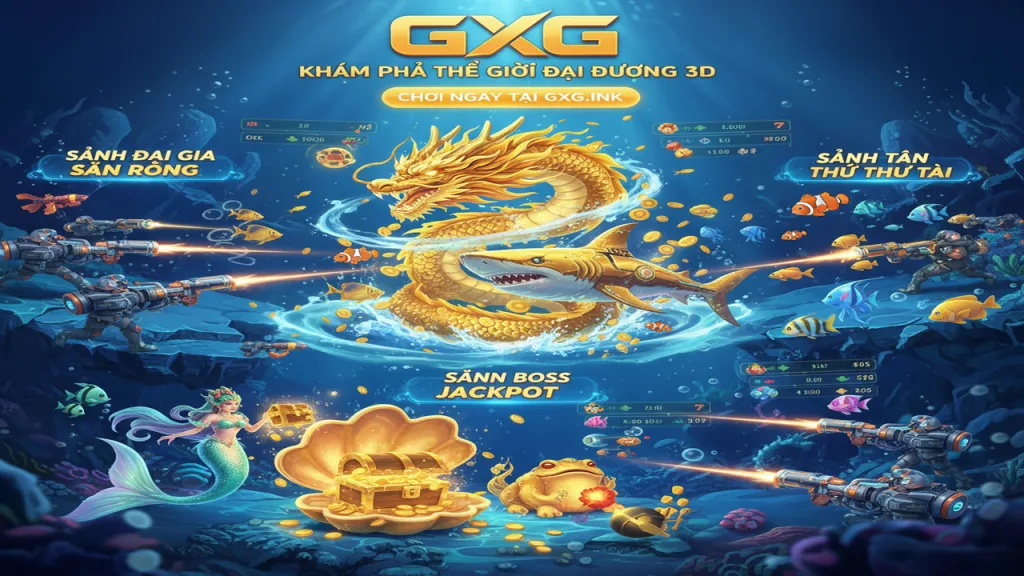 Top sảnh Bắn Cá 3D GXG