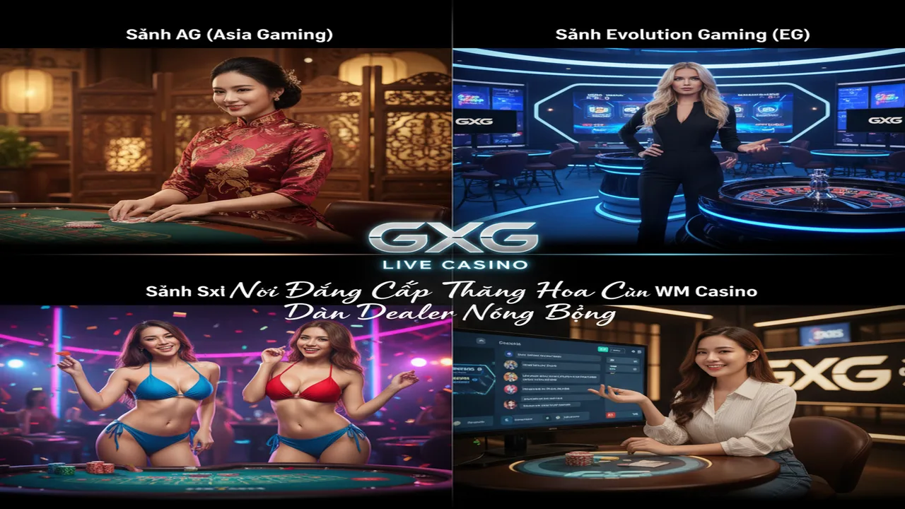 Top các sảnh Live Casino Dealer xinh đẹp GXG
