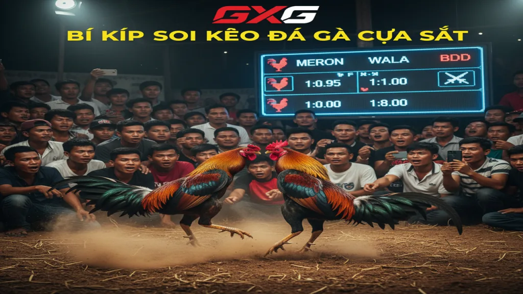 Bí kíp soi kèo đá gà cựa sắt thắng lớn GXG
