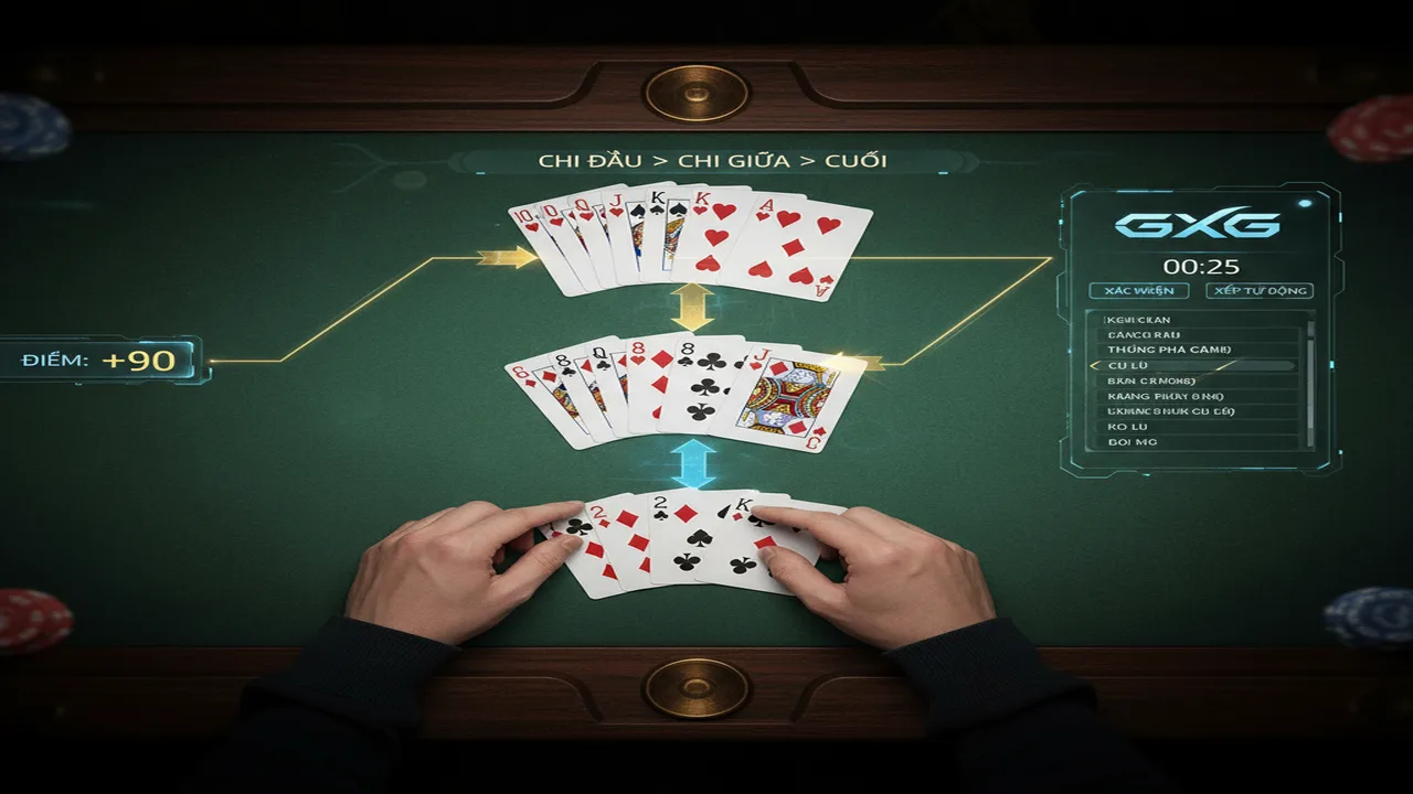 Xếp bài Mậu Binh GXG